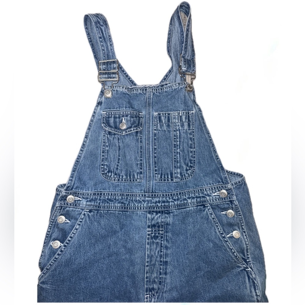 Y2K Gap Overalls Bib Small Womens Denim Baggy Carpenter Painter Utility